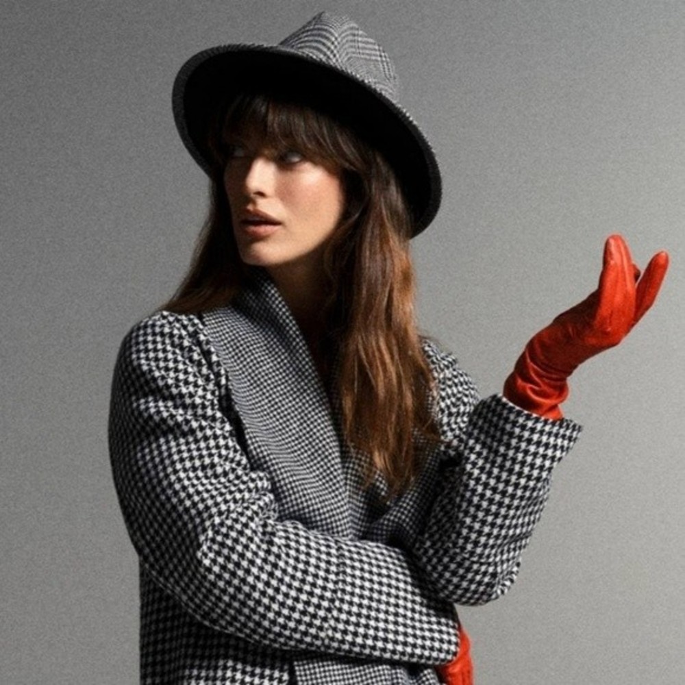 Anthropologie Plaid Hat, NWT